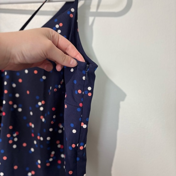 🎉4/30$🎉 Willow And Thread Navy Polka Dot Dress - Size Medium - Picture 3 of 5
